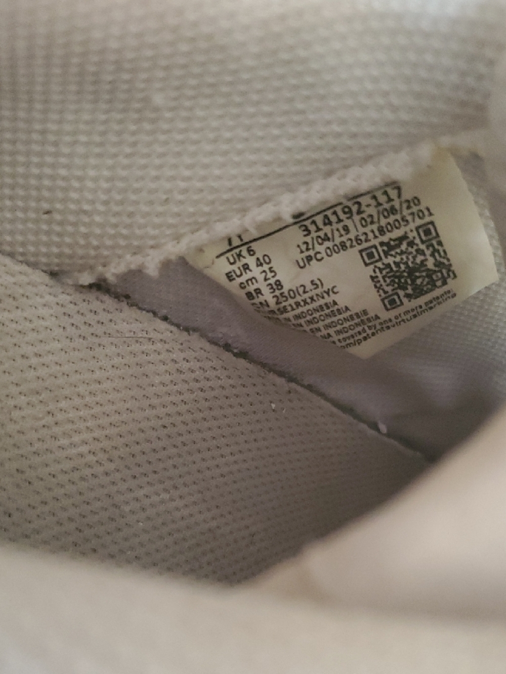 Nike White AF 1 Men's Athletic Sneakers Size 7Y. - Picture 6 of 14